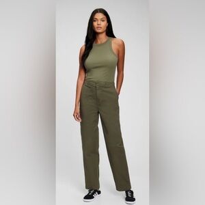 GAP  Sz 10T Everyday Straight Up Military Jacket Green Unlined Pockets Pants NEW